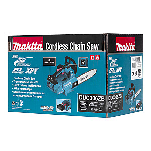 Бензопила Makita DUC306ZB Черный, Синий