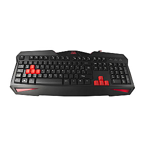 Klaviatūra Mars Gaming MCP1 juoda, raudona