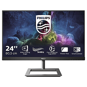 Philips E Line 242E1GAJ/00 60,5 cm (23,8 colio) LED ekranas, 1920 x 1080 pikselių, Full HD LCD, juodas