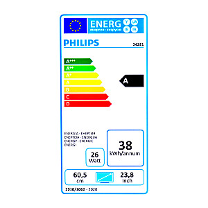 Philips E Line 242E1GAJ/00 Светодиодный дисплей 60,5 см (23,8"), 1920 x 1080 пикселей, ЖК-дисплей Full HD, черный