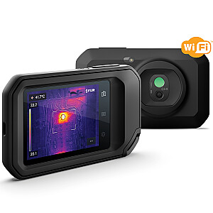 FLIR S3-X? šiluminio vaizdo kamera Juoda 1800 mAh Vanadžio oksidas Neaušinamas židinio plokštumos grotelės Integruotas ekranas 128 x 96 pikselių LCD 640 x 480 pikselių