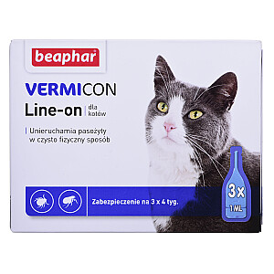 Beaphar Cat parazitų lašai - 3x 1ml