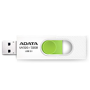 USB-накопитель ADATA UV320 32 ГБ USB Type-A 3.2 Gen 1 (3.1 Gen 1), зеленый, белый
