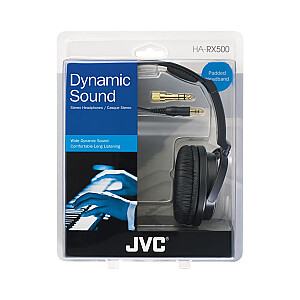 JVC HA-RX500-E ausinės ausinės, 3,5 mm lizdas juoda, balta