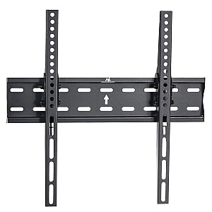 MACLEAN BRACKETS MC-862 Originalus didelio apkrovimo reguliuojamas paprastas televizoriaus laikiklis 26-55" 40kg Universal Black max Vesa 400x400