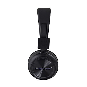Наушники Esperanza EH219 Bluetooth RGB Оголовье, черный