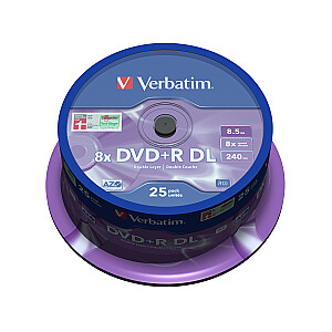 DVD + R Verbatim DL 25 шт.