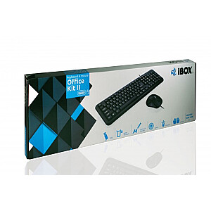 IBOX IKMOC2005070U klaviatūra ir pelė