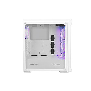 NATEC GENESIS PC case Irid 505 ARGB Wh