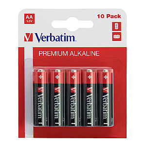 Verbatim Alkaline Power AA - 10 шт.