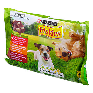 FRISKIES ADULT Mięso 4x100g