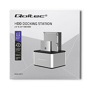 QOLTEC 50316 Док-станция для 2 жестких дисков/твердотельных накопителей