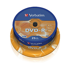 ВЕРБАТИМ 25x DVD-R 4,7 ГБ 16x SP