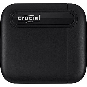 Išorinis diskas Crucial SSD X6 2TB Black (CT2000X6SSD9)