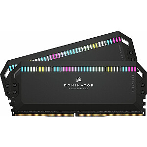 Corsair Dominator Platinum RGB DDR5 64GB 5200MHz CL40 atmintis (CMT64GX5M2B5200C40)