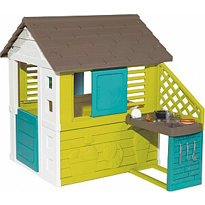Smoby Симпатичный детский домик с кухней