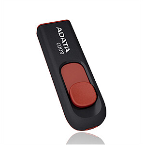 ADATA C008 16GB USB 2.0 juoda / raudona