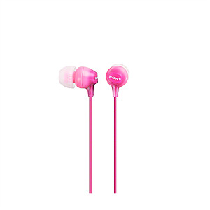 „Sony EX“ serijos MDR-EX15LP ausinės, rožinės spalvos