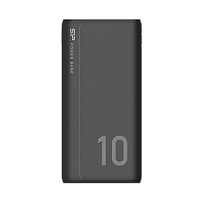 Silicon Power Power Bank GP15 Li-Polymer, Black, 10.000 mAh, Micro-USB, Type-C, 6 hours, USB1 (USB Type-A), USB2 (USB Type-A), USB1+USB2