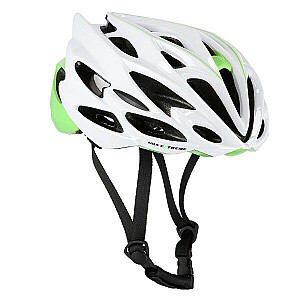 Защитный шлем Nils Extreme MTW58 M-размер (55-58см) белый/зеленый 16-70-039