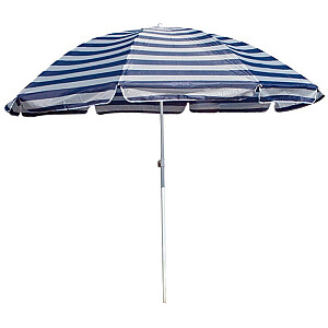 Paplūdimio skėtis d230cm mėlyna/balta 50XT2205BS