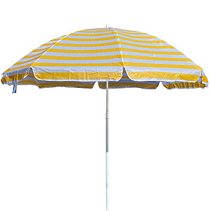 Paplūdimio skėtis d230cm geltona/balta 50XT2205YS