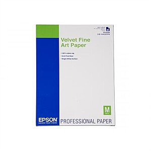 Epson Velvet Fine Art popierius, DIN A2 meno popierius, 260 g/m²