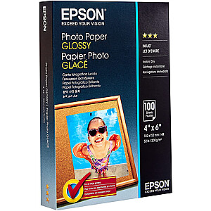 Epson Photo Paper Glossy 10 x 15 cm, 200 g/m²