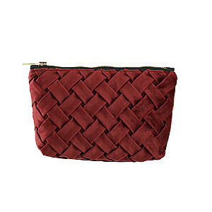 Kosmetikos krepšys Acces Wicker aksominis bordo 334564-2