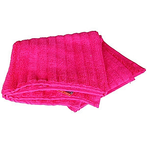 Kilpinis rankšluostis 50x100cm rožinis 126574
