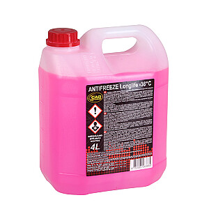 Aušinimo skystis Antifrizas -36C 4l raudonas 018085