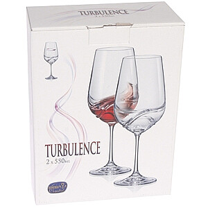 Taurės vynui Turbulence 550ml 2vnt. 140171