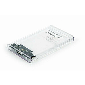 HDD CASE EXT. USB3 2.5"/TRANSPARENT EE2-U3S9-6 GEMBIRD