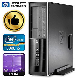 Stacionarūs kompiuteris Atnaujintas stacionarus kompiuteris HP 8100 Elite SFF i5-650 4GB 250GB DVD WIN10PRO/W7P