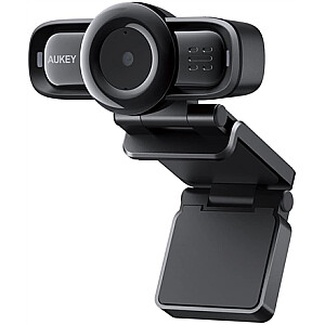 USB kamera integravimui „Aukey PC-LM3“, juoda, 1080p, USB 2.0