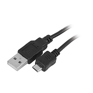 Duomenų kabelis Trevi microUSB-USB 1m 0343400