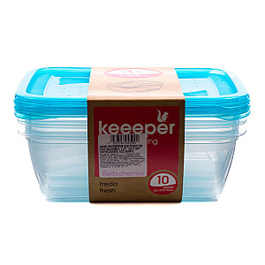 Блюдо для заморозки продуктов Keeper Fredo 1,25л 3шт. 330154