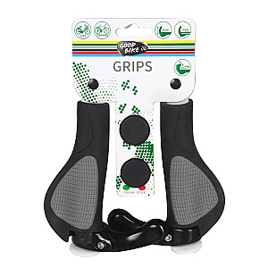 Dviračių rankenos ERGO GRIPS 13cm su prailginimu 6,5cm 88145