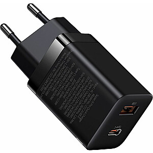 Įkroviklis Baseus Super Si Pro 1x USB-A 1x USB-C 3 A (BSU2903BLK)