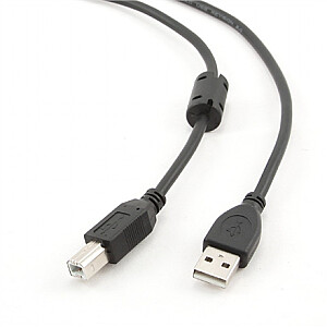 Cablexpert CCFB-USB2-AMBM-1,5M USB 2.0 spausdintuvo laidas, 1,5 m