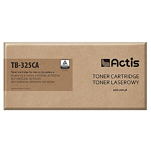 тонер Actis TB-325CA для принтера Brother; Замена Brother TN-325C; стандарт; 3500 страниц; голубой