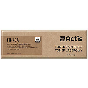 тонер Actis TH-78A для принтера HP; HP 78A CF278A, замена Canon CRG-728; стандарт; 2100 страниц; чернить