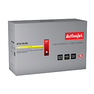 Activejet ATH-262N toneris HP spausdintuvui; HP CE262A pakeitimas; Aukščiausias; 11 000 puslapių; geltona
