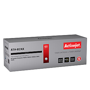 тонер Activejet ATH-81NX для принтера HP; замена HP 81X CF281X; Верховный; 25000 страниц; чернить