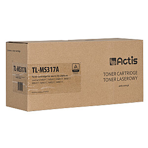 тонер Actis TL-MS317A для принтера Lexmark; Замена Lexmark 51B2000; стандарт; 2500 страниц; чернить