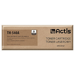 тонер Actis TH-540A для принтера HP; HP 125A CB540A, замена Canon CRG-716B; стандарт; 2400 страниц; чернить