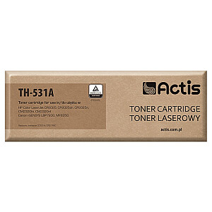 тонер Actis TH-531A для принтера HP; HP 304A CC531A, замена Canon CRG-718C; стандарт; 3000 страниц; голубой