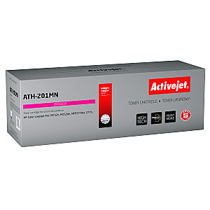 Тонер-картридж Activejet ATH-201MN для принтеров HP, Замена HP 201A CF403A; Верховный; 1400 страниц; пурпурный