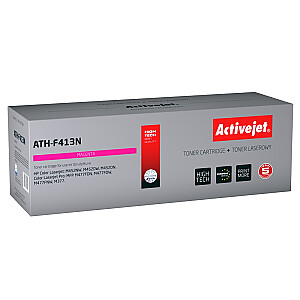 Activejet ATH-F413N toneris HP spausdintuvui; HP 410A CF413A pakeitimas; Aukščiausias; 2300 puslapių; violetinė