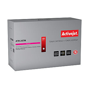 Activejet ATH-263N toneris HP spausdintuvui; HP CE263A pakeitimas; Aukščiausias; 11 000 puslapių; violetinė